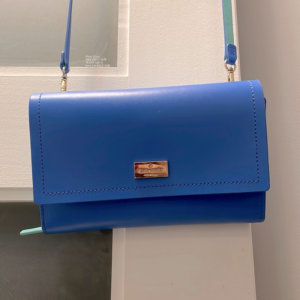 Kate Spade Crossbody Purse, Medium and Light Blue